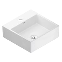 Cuba de Apoio Quadrada Com Mesa 350x350mm Branco Kohler