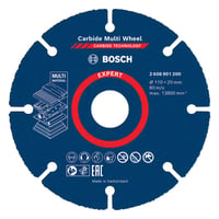 Disco de Corte EXPERT Carbide Multi Wheel 110mm 20mm Bosch