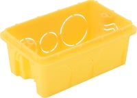 Caixa Embutir 4x2cm Retangular Amarelo Tramontina