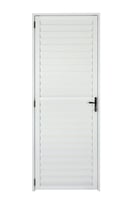 Porta Palheta Direita 210x80cm Branco Esquadrisul