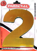 Algorismo 2 Dourado 125mm ACM Numeral