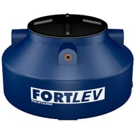 Caixa De Água 310L Polietileno Tampa Rosca Azul Fortlev