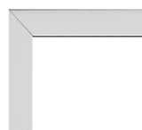Janela Veneziana com Grade Quadriculada 3 Folhas Abertura Lado Esquerdo 100x150cm Branco