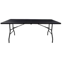 Mesa Dobrável Preta 180 CM