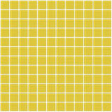 Pastilha de Vidro Cristal Cm46 2.5x2.5 30x30cm Amarelo