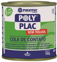 Cola de Contato Polyplac Stoluol 195g Verde