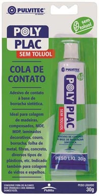 Cola de Contato Polyplac Stoluol 30g Verde