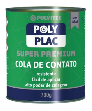 Cola de Contato Polyplac Stoluol 730g Verde