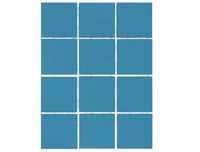 Revestimento Ref.1045 Capri Caixa 1.95m², Azul Capri, 10x10cm