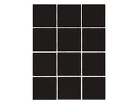 Revestimento Black 10x10cm Caixa 1,95m² Telado Preto