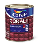 Esmalte Sintético Alto Brilho Vermelho Goya 900ml Coralit Premium para Madeiras e Metais
