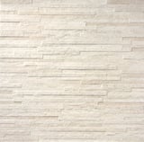 Mosaico Slate Chiara Bianco Retificado Caixa 1.43m², Bege, 60x60cm