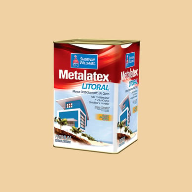 Tinta Acetinado Metalatex Litoral Premium 18L Areia Genipabu