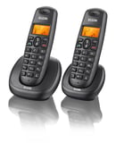 Telefone Digital e Ramal sem Fio com Identificador de Chamadas e Viva-Voz