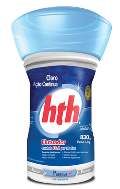 Cloro Flutuador Hth Para Piscinas Ao Imediata 830g