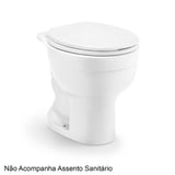 Vaso Sanitário Convencional PNE Acesso Confort 6L Branco Celite