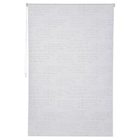 Persiana Rolo b/out Letra 120x250cm  Branco Just Home Collection