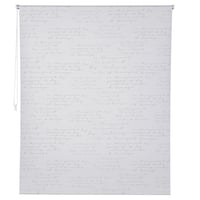 Persiana Rolo b/out Letra 150x250cm  Branco Just Home Collection