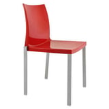 Cadeira Lisa , Vermelho