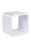 Cubo Decorativo, Branco, 26x26x20cm