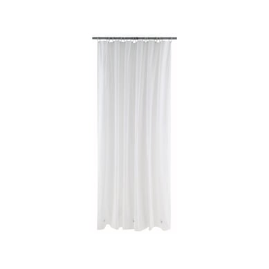 Cortina para Banheiro 190x195cm PVC Branco
