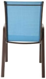 Cadeira Sling Azul e Marrom