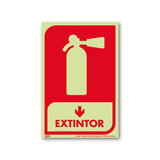 Sinal PVC Extintor