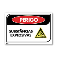 Sinal PVC Substâncias Explosivas