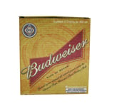 Conjunto de Copos de Cerveja 2 Peças Budweiser 400ml Transparente