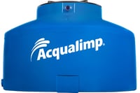 Caixa De Água 1.500L Polietileno Água Protegida Tampa Rosca Azul