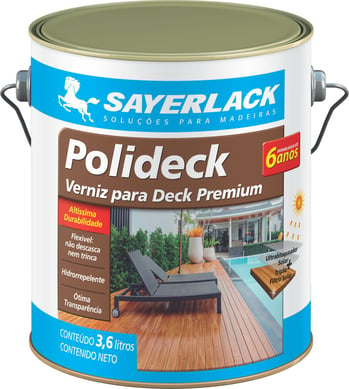 Verniz Polideck Semi-Brilho 3,6L Ip 