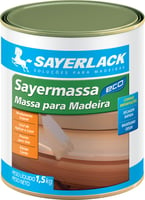 Massa para Madeira Sayermassa Eco 1,5kg Branco Sayerlack