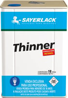 Thinner Profissional 18L Transparente Sayerlack