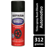 Tinta Spray Brilhante Automotivo Rodas e Calotas 312ml Preto Rust-Oleum
