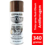 Tinta Spray Brilhante Metal Protection 340ml Marrom