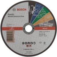 Disco de Corte MultiConstruction 180x1,6mm Centro Reto Bosch