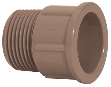 Adaptador Curto Soldavel / Roscvel gua Fria marrom 25mmx3/4