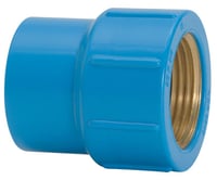 Luva Soldavel / Roscável Água Fria Azul Bucha Latão 25mmx3/4"