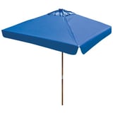 Ombrelone Quadrado com Aba, Azul, 1,65m