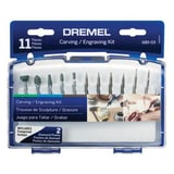 Kit Para Gravar 11 Peças Dremel, Cinza Azul