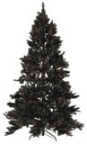 Árvore de Natal PVC Metal Preto, 230cm