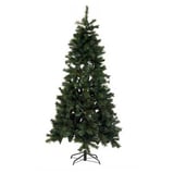 Árvore de Natal PVC Metal Compact Med Verde 210cm