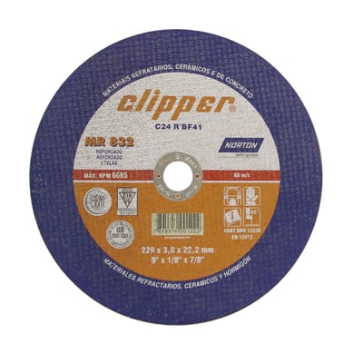 Disco de Corte Clippper MR832 228,6x3x22,22mm