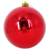 Enfeite Bola de Natal Brilhante 15cm Vermelho