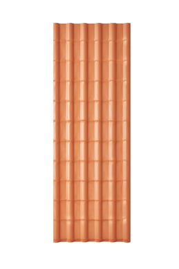 Telha Plan de PVC 240cmx0,88m Cermica