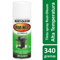 Tinta Spray Especialidades High Heat 340G Alta Temperatura Resiste Até 650ºC Fosco Branco Rust-Oleum