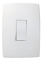 Conjunto Interruptor Simples 4X2 10A Pialplus Branco