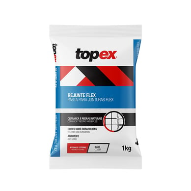 Rejunte Flexvel Preto 1kg Topex