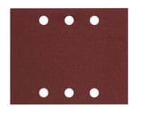 Folha de Lixa Red Madeira com 10 Unidades 6 Furos, Grão 80, Cinza, 115X140