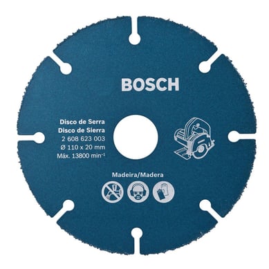 Disco de Corte Bosch Madeira para Serra-Mrmore 110mm